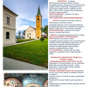 Proslava svetkovine Presvetog Trojstva i titulara Župe u Svetoj Nedelji